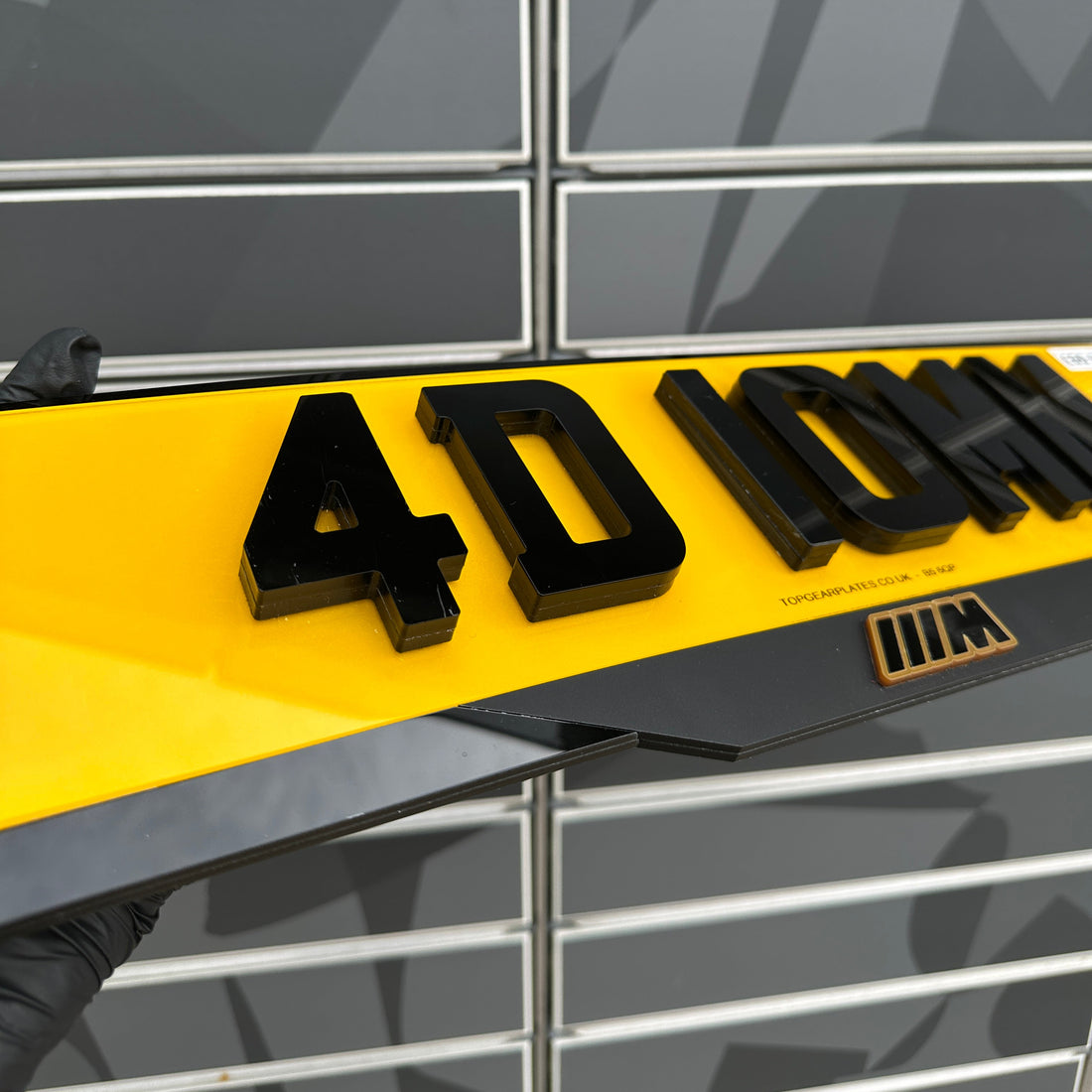 4D 10MM Gloss Black - Road Legal
