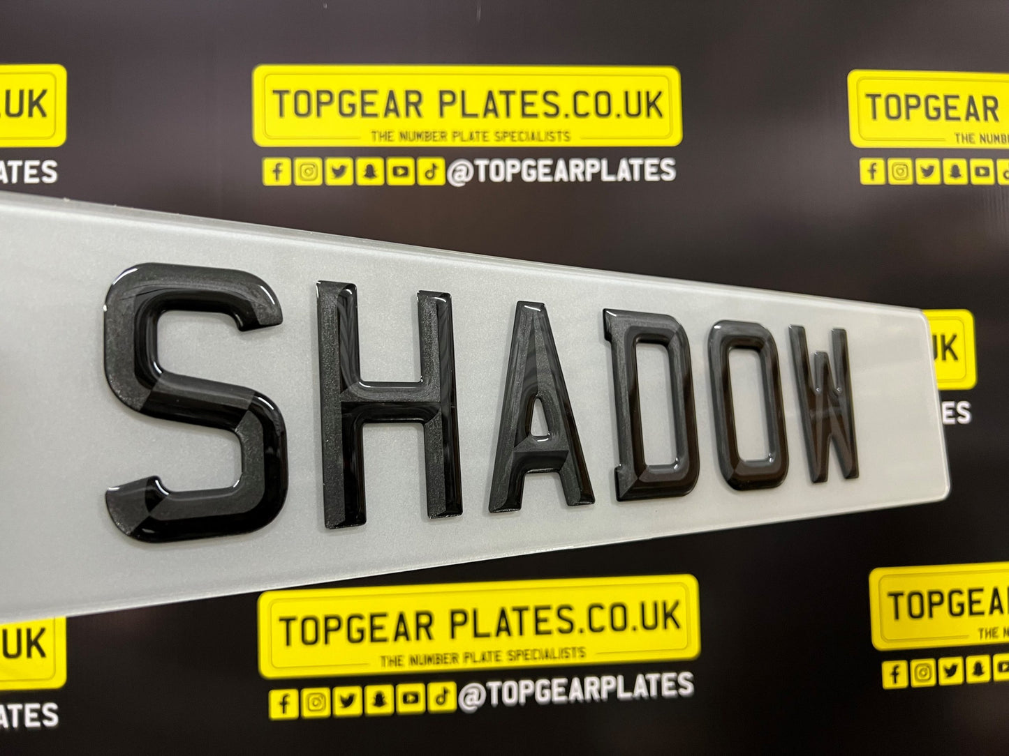 3D Gel Shadow – Show Plate (Not For Road Use)