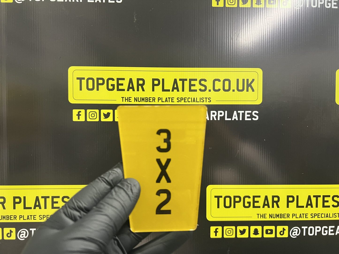 Rear Novelty Number Plates