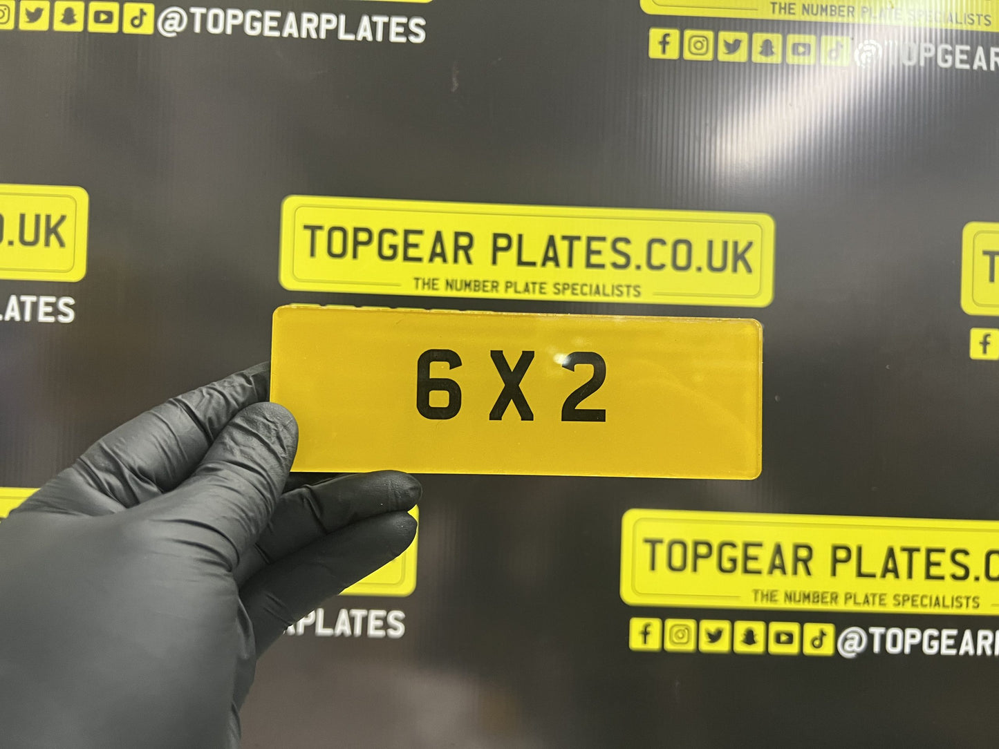 Rear Novelty Number Plates