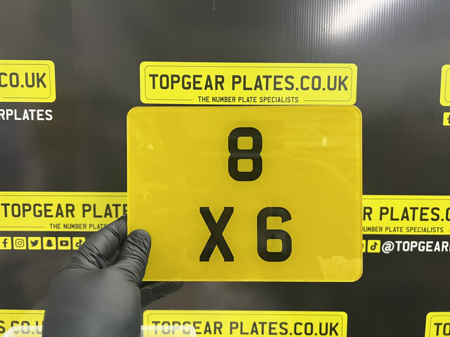 Rear Novelty Number Plates