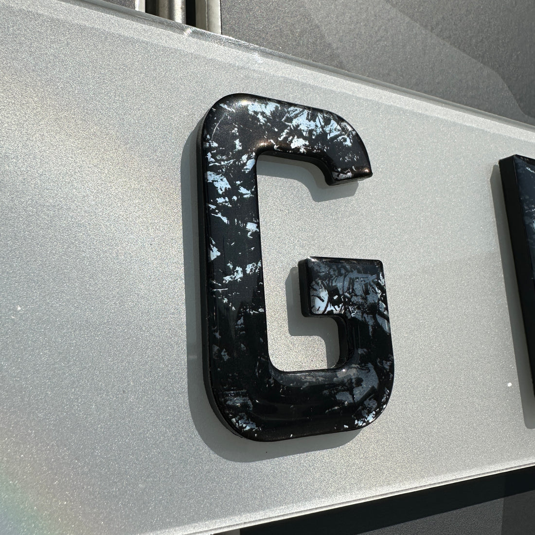 Forged Silver Lettering - 3D/4D/5D