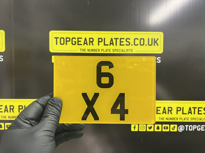 Rear Novelty Number Plates