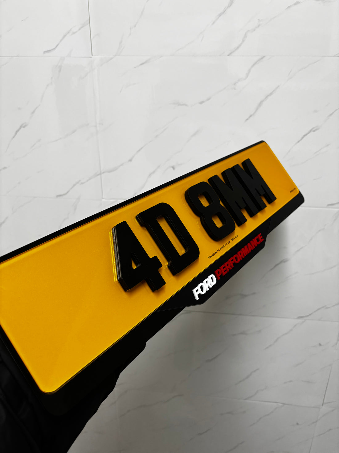 4D 8MM Gloss Black - Road Legal