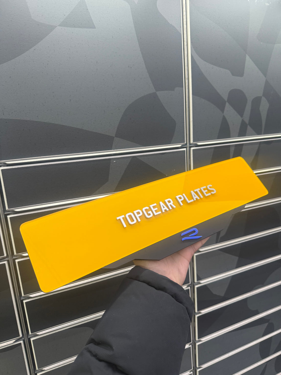 Volkswagen Golf R Frameless Number Plate Surround – Raised Logo