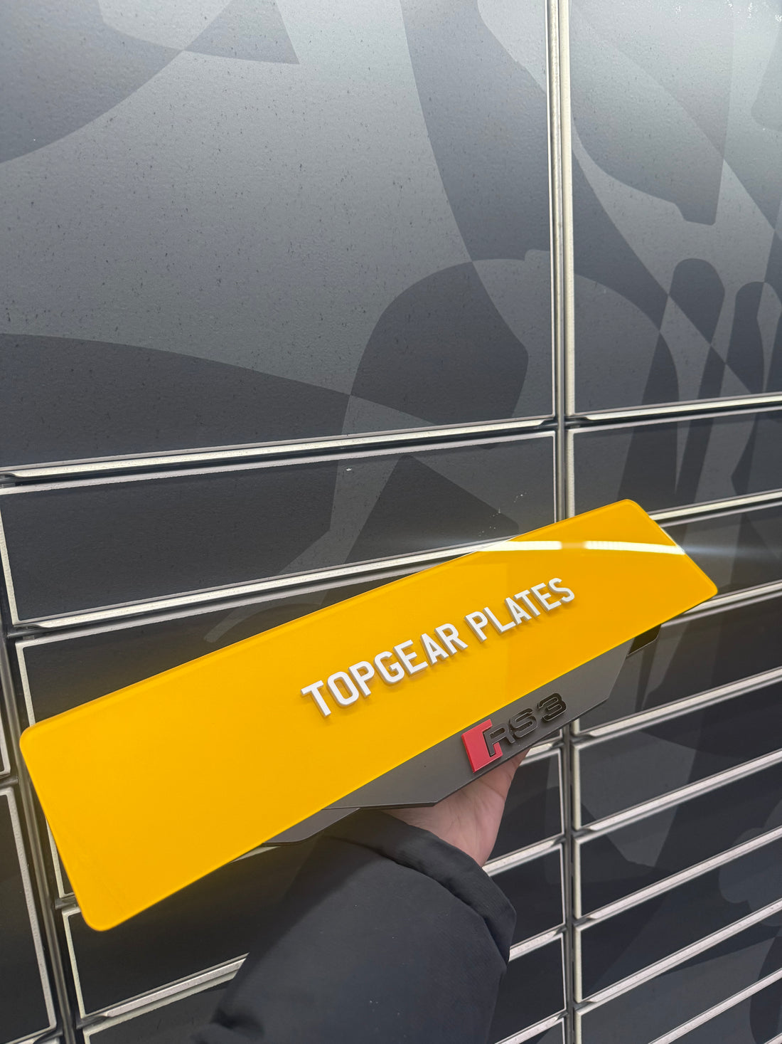 Audi RS3 Number Plate Car Surround Holder Frame – Premium Raised Logo Design!