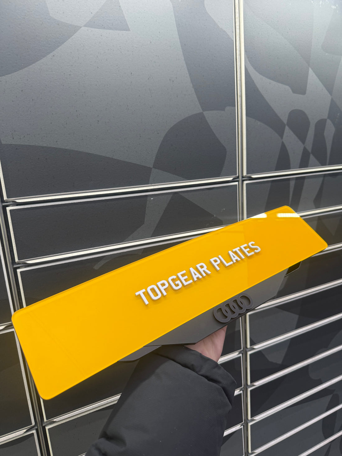 Audi Rings Number Plate Car Surround Holder Frame – Premium Raised Logo Design!