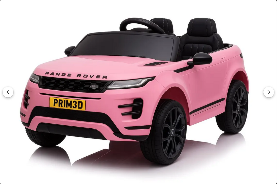 Personalised Ride On Car Number Plate | Kids Custom License Plate