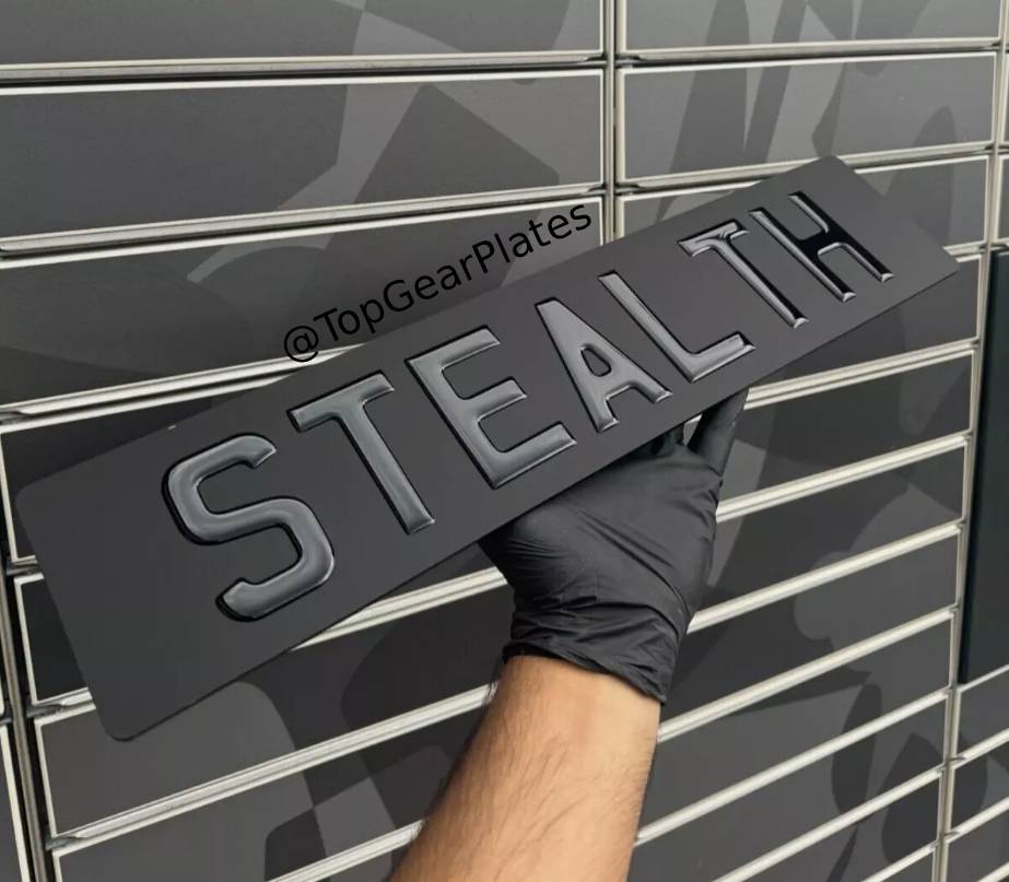 3D Gel Coloured Plate - Stealth