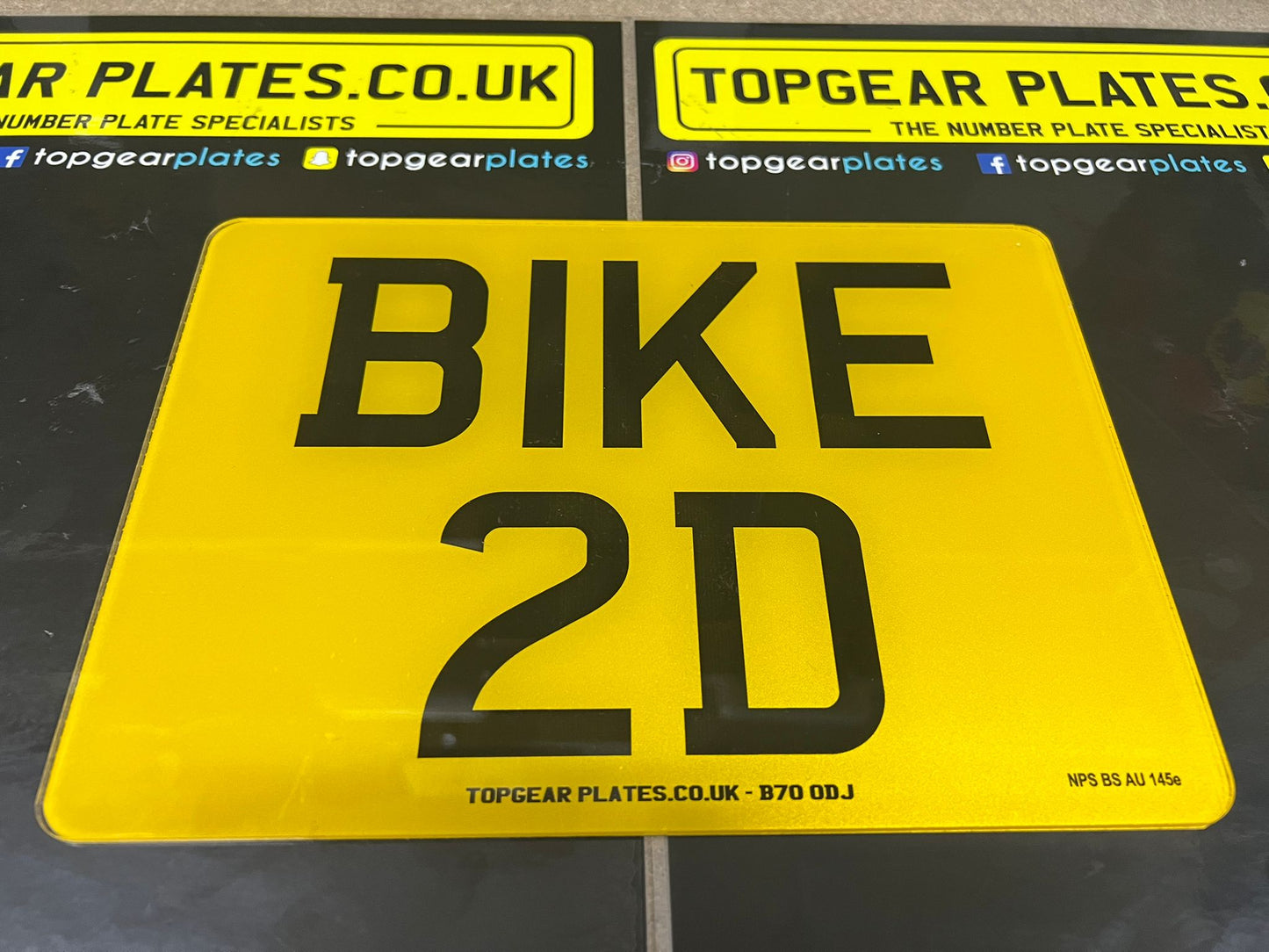 Square Number Plates - Legal