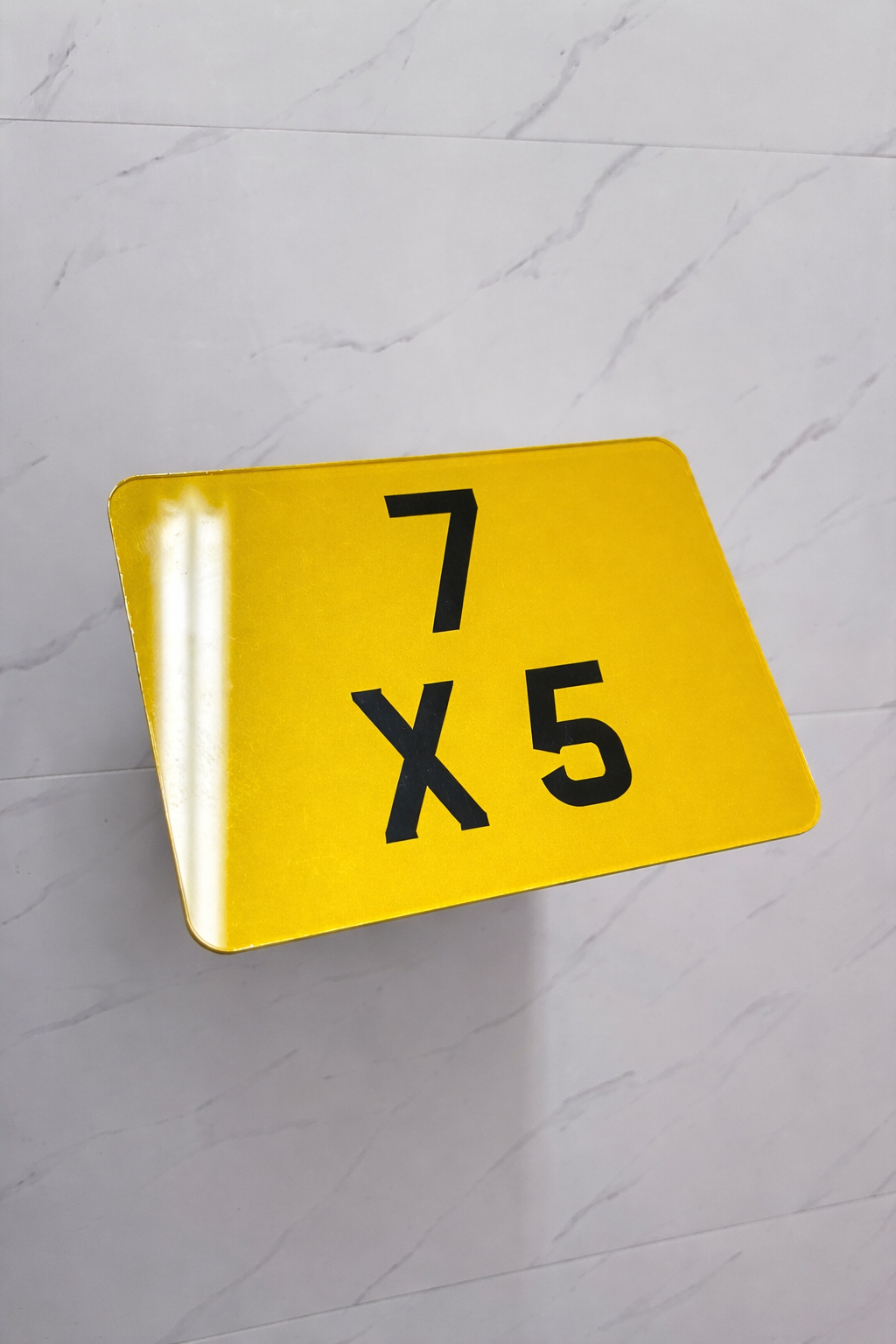 7x5 Bike Plate - Show Plate