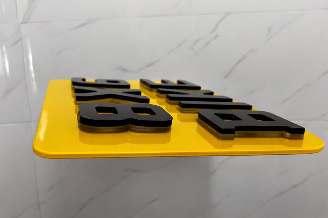 8x6 Bike Plate - Show Plate