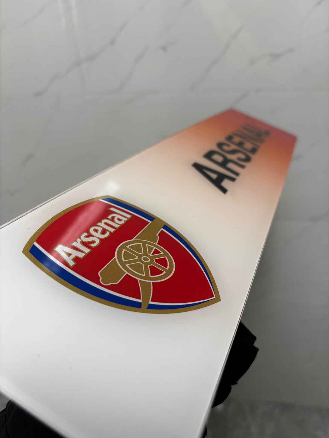 2D Arsenal Show Plate Design – Football Fan Number Plate
