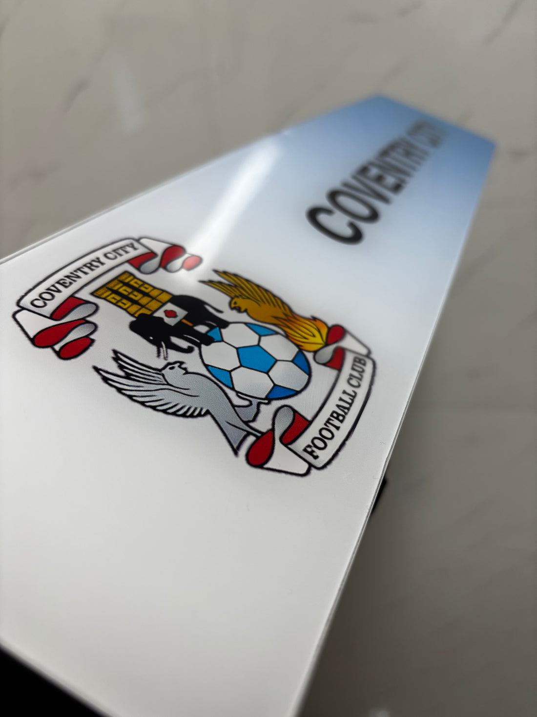 2D Coventry City Show Plate Design – Football Fan Number Plate