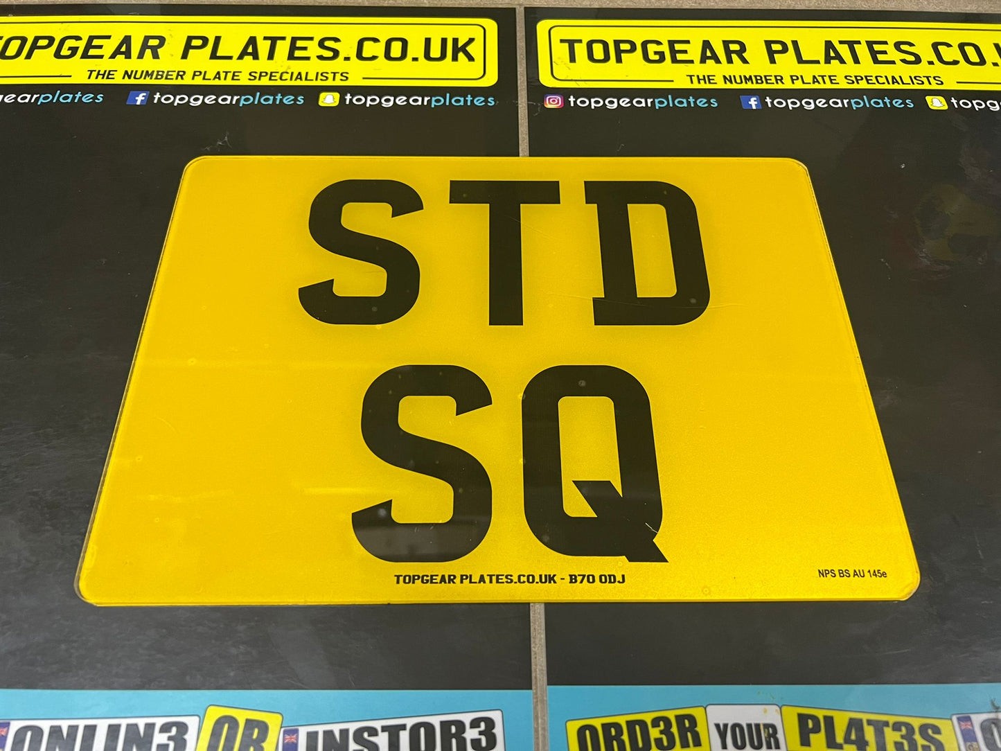 Square Number Plates - Legal