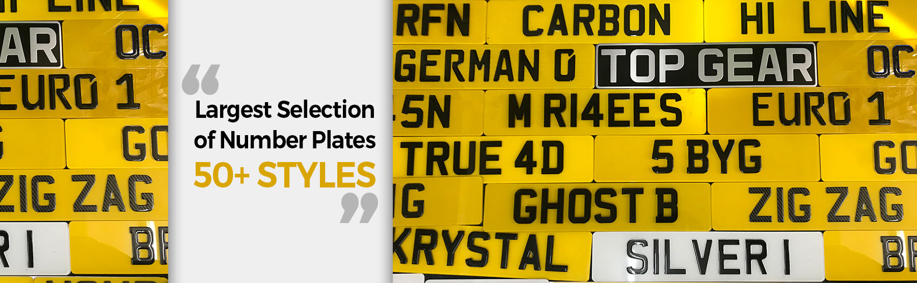2D | 3D | 4D | Road Legal Number Plates | Buy Online Today