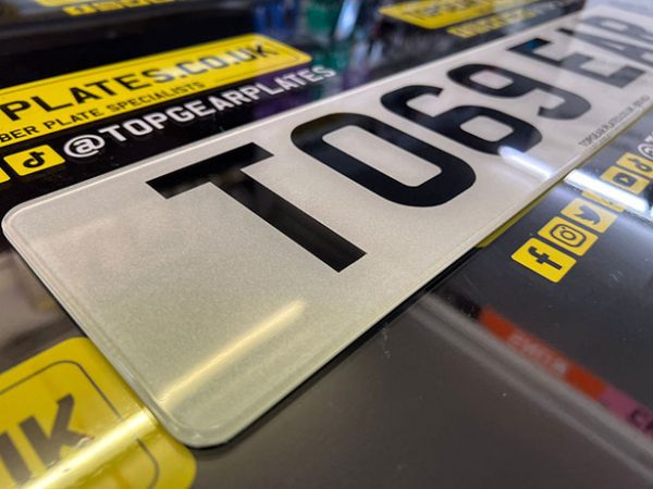 Standard Road Legal Number Plates